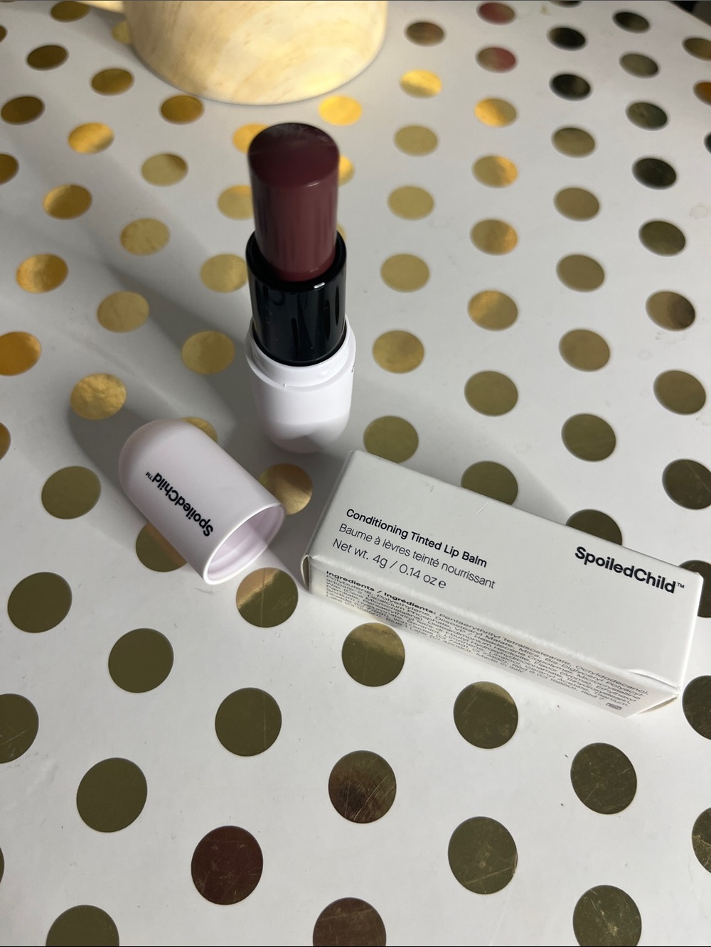 Spoiled Child Conditioning Tinted Lip Balm — Plum